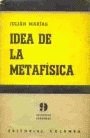 книга Idea De La Metafísica