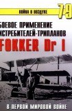книга Боевое применение трипланов Fokker Dr I в Первой Мировой войне